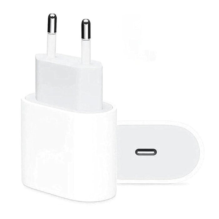 20W PD USB-C Oplader - Power Delivery USB Fast Charge - Muur Stekkerlader Wallcharger AC Thuislader Adapter Wit