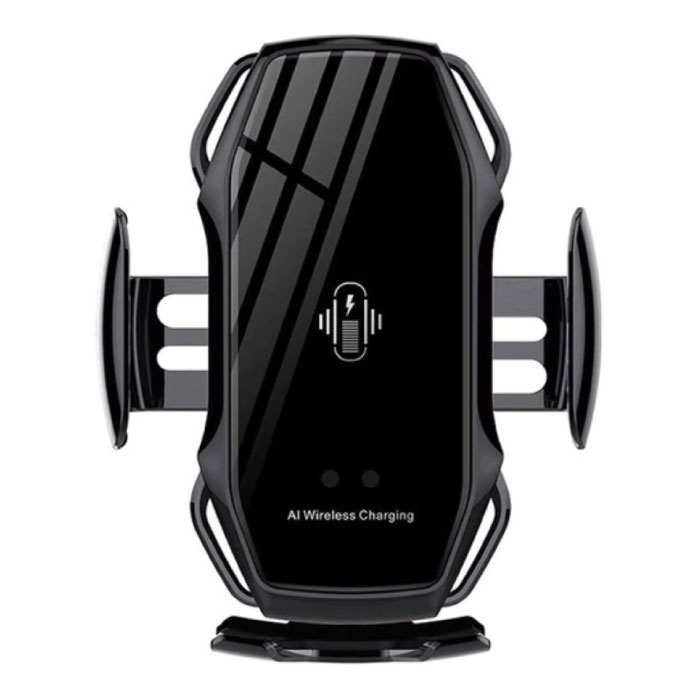 Cargador de coche Qi inalámbrico de 10 W - Cargador de clip Airvent Cargador de coche inalámbrico universal Negro