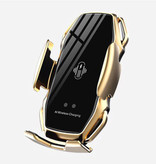 FLOVEME 10W Wireless Qi Car Charger - Airvent Clip Charger Universal Wireless Car Charging Pad Gold