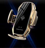 FLOVEME 10W Wireless Qi Autoladegerät - Airvent Clip Ladegerät Universal Wireless Autoladegerät Gold