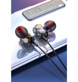 Lenovo Auriculares inalámbricos HE08 - Smart Touch Control TWS Auriculares Bluetooth 5.0 Auriculares inalámbricos Buds Negro