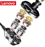 Lenovo Auriculares inalámbricos HE08 - Smart Touch Control TWS Auriculares Bluetooth 5.0 Wireless Buds Auricular Rojo