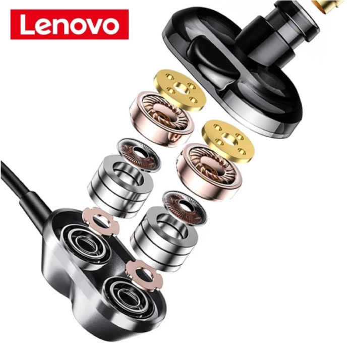 Lenovo Écouteurs sans fil HE08 - Écouteurs TWS à contrôle tactile intelligent Écouteurs sans fil Bluetooth 5.0