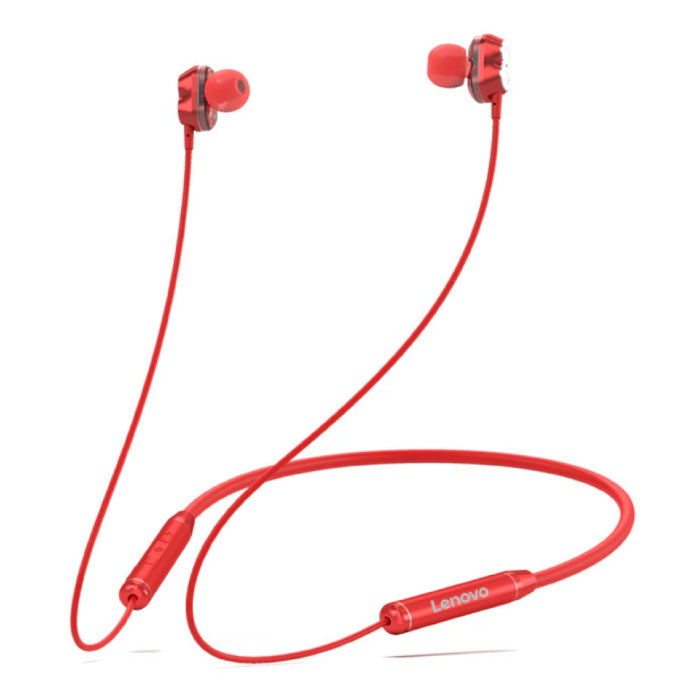 Écouteurs sans fil HE08 - Écouteurs TWS à contrôle tactile intelligent Écouteurs sans fil Bluetooth 5.0 avec boutons rouges