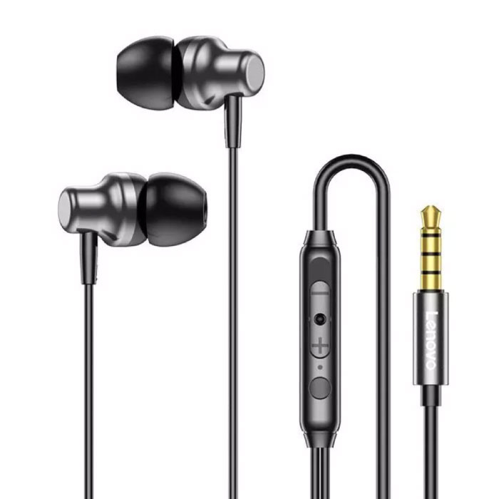 Auriculares QF730 con micrófono y controles - Auriculares AUX de 3,5 mm Auriculares con cable con control de volumen Negro