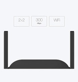 Xiaomi Mijia WiFi-Verstärker 300 Mbit / s - EU-Steckdose - Drahtloses Netzwerk Internet Wireless Repeater 802.11N Adapter