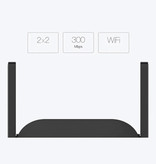 Xiaomi Wzmacniacz Wi-Fi Mijia 300 Mb / s - Gniazdo zasilania wtykowe UE - Sieć bezprzewodowa Internet Bezprzewodowy Repeater Adapter 802.11N