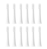 Xiaomi Paquet de 12 pièces de tête de brosse à dents électrique pour Mijia T100 Sonic - Brosse supplémentaire