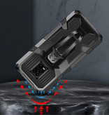 Funda Custodia Xiaomi Mi 10T Pro - Custodia magnetica antiurto Custodia in TPU nera + cavalletto