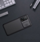 Nillkin Xiaomi Mi 10T CamShield Hoesje  met Camera Slider - Shockproof Case Cover Cas TPU Zwart