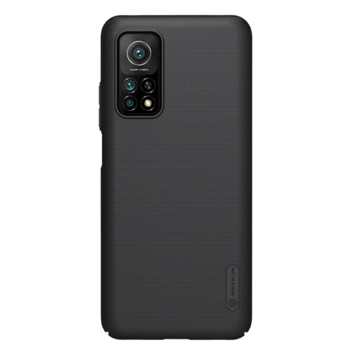 Custodia con scudo smerigliato per Xiaomi Mi 10T - Custodia antiurto Custodia nera