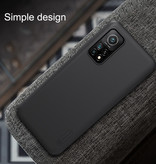 Nillkin Xiaomi Mi 10T Frosted Shield Hoesje - Shockproof Case Cover Cas Zwart