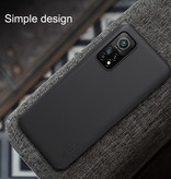 Nillkin Xiaomi Mi 10T Lite Frosted Shield Case - odporny na wstrząsy pokrowiec Coer Cas w kolorze czarnym