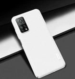 Nillkin Carcasa Frosted Shield para Xiaomi Mi 10T Lite - Carcasa a prueba de golpes Coer Cas White