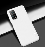 Nillkin Coque Xiaomi Mi 10T Pro Frosted Shield - Coque Antichoc Coer Cas Blanc