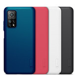 Nillkin Xiaomi Mi 10T Frosted Shield Case - Stoßfeste Gehäuseabdeckung Cas Blue