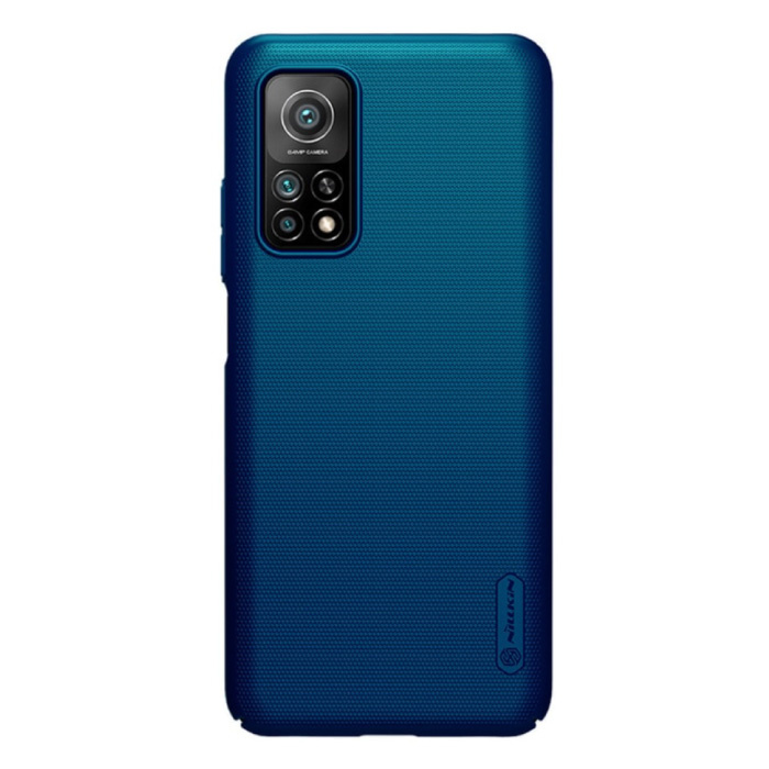 Custodia con scudo smerigliato per Xiaomi Mi 10T - Custodia antiurto Custodia blu
