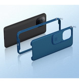 Nillkin Custodia Xiaomi Mi 11 CamShield Pro con dispositivo di scorrimento per fotocamera - Custodia antiurto Custodia in TPU nera