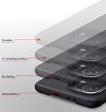 Nillkin Carcasa Frosted Shield para Xiaomi Mi 11 - Carcasa a prueba de golpes Cas Red