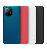 Nillkin Xiaomi Mi 11 Frosted Shield Hoesje - Shockproof Case Cover Cas Blauw