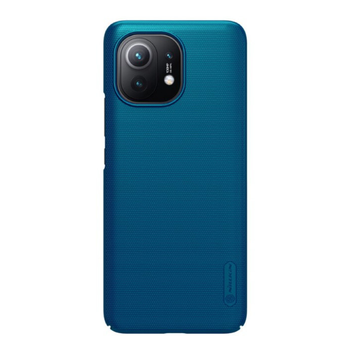 Carcasa Frosted Shield para Xiaomi Mi 11 - Carcasa a prueba de golpes Cas Blue