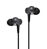 Xiaomi Mi Piston Earbuds with Mic and Controls - 3.5mm AUX Earpieces Wired Earphones Earphones Black
