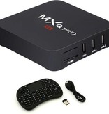 Stuff Certified® MXQ Pro 4K TV Box Media Player Android Kodi - 1 GB di RAM - 8 GB di spazio di archiviazione + Tastiera wireless