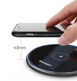 Essager 15W Qi Universal Wireless Charger - 2A Wireless Charging Charging Pad Schwarz