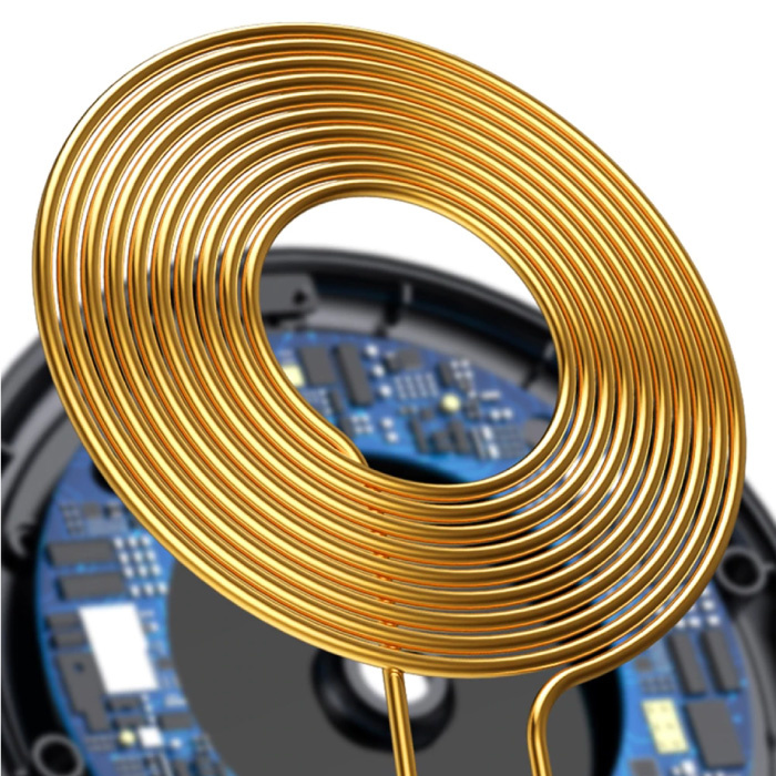 Essager Caricabatterie wireless universale Qi da 15 W - Tappetino di ricarica wireless a ricarica rapida da 2 A bianco