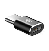 Baseus Type C to Micro-USB Adapter Converter - Micro-USB Female / USB-C Male - 2.4A Fast Charging and Data Transfer