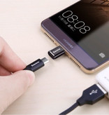 Baseus USB to Type C Adapter Converter - USB-C Female / USB Male - 2.4A Fast Charging and Data Transfer