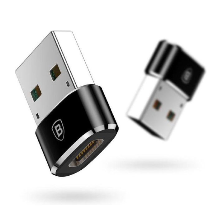 Convertisseur adaptateur USB vers type C - USB-C femelle / USB mâle - Charge rapide 2.4A et transfert de données