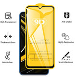 PHIYOO Paquete de 3 Xiaomi Poco F2 Pro Protector de pantalla Cubierta completa 9D Película de vidrio templado Gafas de vidrio templado