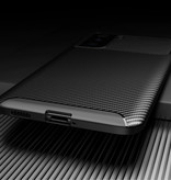 Stuff Certified® Funda Samsung Galaxy S21 - Funda a prueba de golpes Funda de caucho de silicona Negro