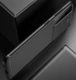 Stuff Certified® Funda Samsung Galaxy S21 Plus - Funda a prueba de golpes Funda de goma de silicona Marrón