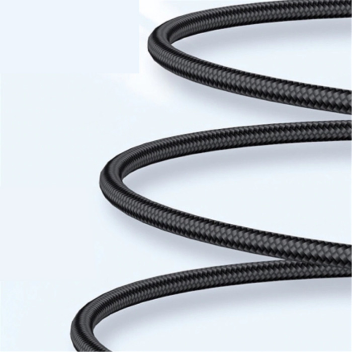 URVNS Gekräuseltes USB-C-Ladekabel - 5A Spiralfeder-Datenkabel 1,5 m Ladekabel rot