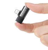 Mcdodo Ładowarka iPhone Lightning i rozdzielacz AUX - adapter rozgałęźnika audio do słuchawek Czarny