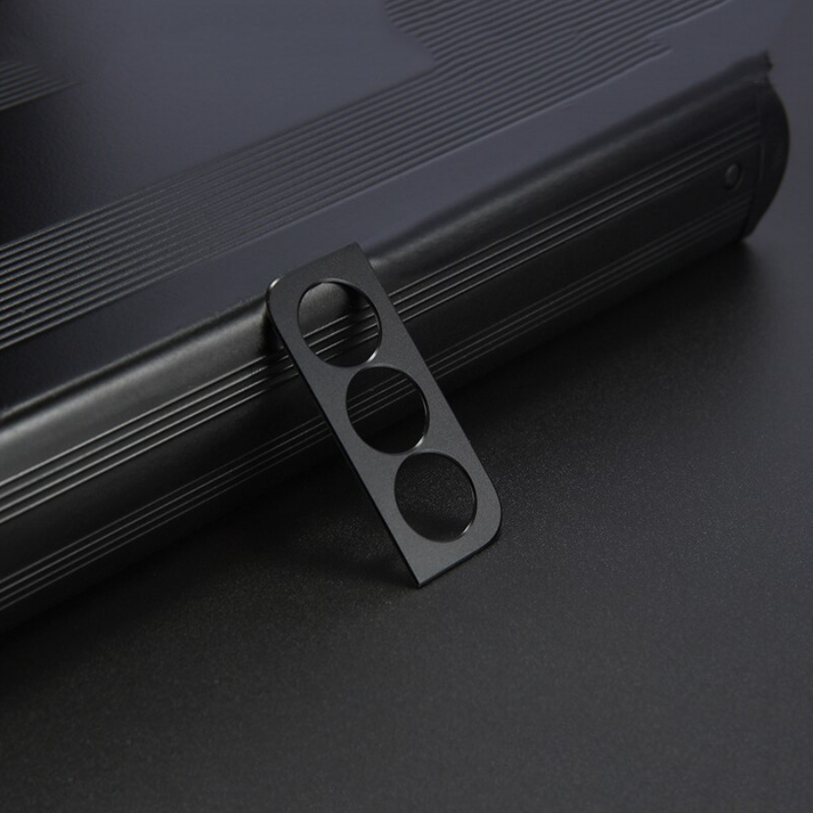 Metalowa osłona obiektywu aparatu Samsung Galaxy S21 - odporna na wstrząsy obudowa ochronna w kolorze czarnym