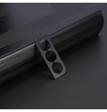 Stuff Certified® Metalowa osłona obiektywu aparatu Samsung Galaxy S21 Plus - odporna na wstrząsy obudowa ochronna w kolorze czarnym