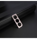 Stuff Certified® Cubierta de metal para lente de cámara para Samsung Galaxy S21 Plus - Funda protectora a prueba de golpes Oro rosa