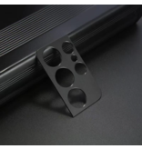 Stuff Certified® Cache objectif en métal pour appareil photo Samsung Galaxy S21 Ultra - Protection antichoc noir