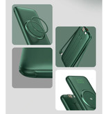 Caseier Power Bank 10 000 mAh Qi - Bezprzewodowe ładowanie - 4 rodzaje Kabel ładujący - Wyświetlacz LED USB Ładowarka awaryjna Ładowarka baterii Czarna