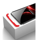 Stuff Certified® Carcasa Híbrida para Samsung Galaxy A60 - Carcasa de Cuerpo Entero a Prueba de Golpes Roja