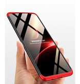 Stuff Certified® Samsung Galaxy A60 Hybrid Case - Full Body Shockproof Case Cover Black-Red