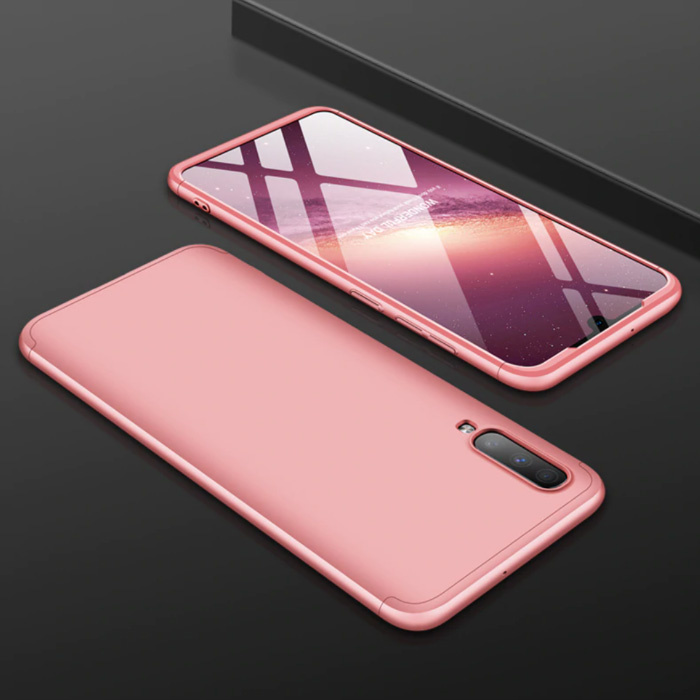 Hybrydowe etui do Samsung Galaxy M40 - odporne na wstrząsy etui w kolorze różowym