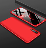 Stuff Certified® Samsung Galaxy A10s Hybrid-Gehäuse - Ganzkörper-Stoßdämpfer-Schutzhülle Rot