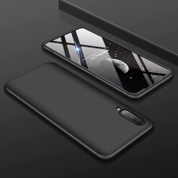Samsung Galaxy M20 Hybrid Case - Full Body Shockproof Case Cover Black
