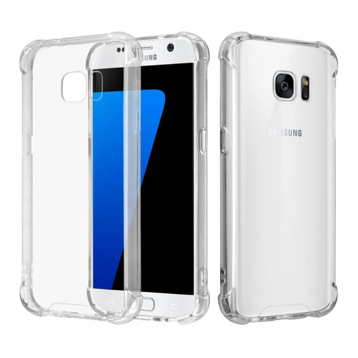 Przezroczysty Bumper Case Samsung Galaxy S5 - Przezroczysty Pokrowiec Silikon TPU Anti-Shock