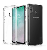 Stuff Certified® Coque Bumper Transparente Samsung Galaxy M30s - Coque Transparente Silicone TPU Anti-Shock