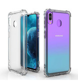 Stuff Certified® Coque Bumper Transparente Samsung Galaxy M30s - Coque Transparente Silicone TPU Anti-Shock